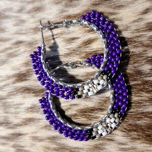 Beaded western earrings